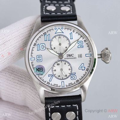 Swiss Made Copy IWC Big Pilot's TWF Cal.69355 Silver Dial Watch